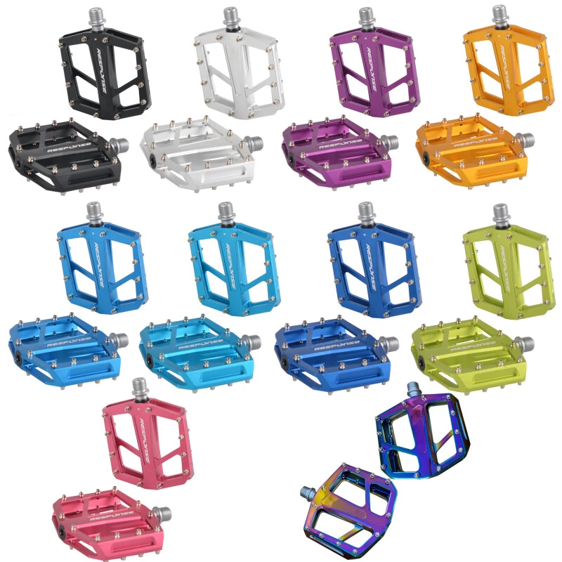 Response Flat Pedale MTB, 9/16" 7mm Lager Gedichtet, Dark Blue AL6061 24 Pin Format: 94x95mm 4 Response Flat Pedale MTB, 9/16" 7mm Lager Gedichtet, Dark Blue AL6061 24 Pin Format: 94x95mm – Bild 2