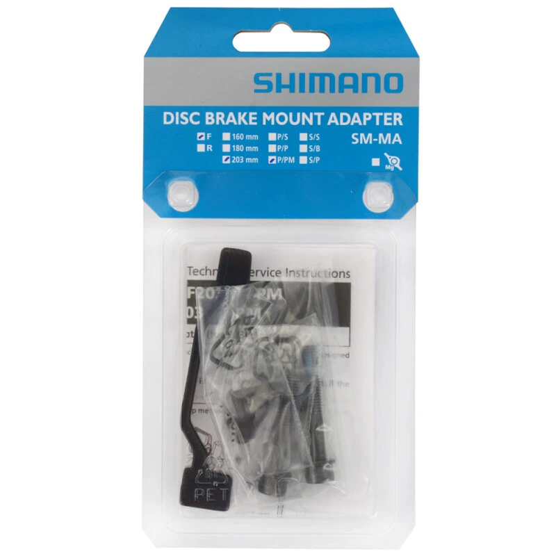 Shimano Scheibenbremsadapter PM 203/203mm VR/HR, SMMAF203PPMA 203mm Post/Post 5 Shimano Scheibenbremsadapter PM 203/203mm VR/HR, SMMAF203PPMA 203mm Post/Post – Bild 3