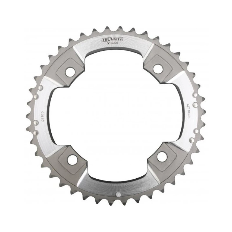SRAM Kettenblatt XX, 42 Zähne, 120BCD, 10-fach, GXP, L-Pin, Silber 3 SRAM Kettenblatt XX, 42 Zähne, 120BCD, 10-fach, GXP, L-Pin, Silber