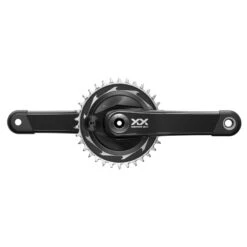 SRAM Powermeter XX SL Eagle T-Type 34Z 175mm Spiderbased Q174 CL55 DUB Black