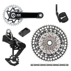 SRAM XX SL Eagle T-Type AXS Groupset 165 34Z, RD, Controller, Kette, Kassette
